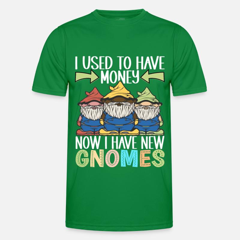 Gartenzwerge Gartenarbeit Männer Funktions-T-Shirt