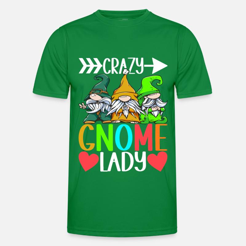 Gartenzwerge Gartenarbeit Männer Funktions-T-Shirt