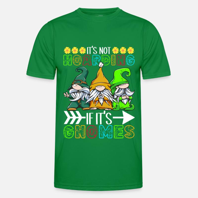 Gartenzwerge Gartenarbeit Männer Funktions-T-Shirt