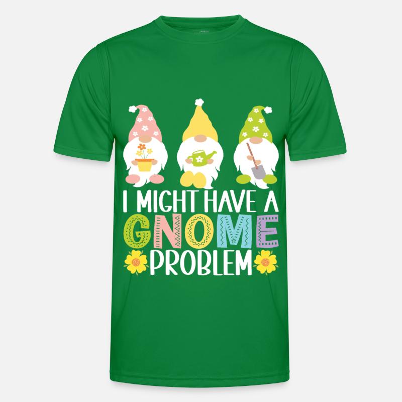 Gartenzwerge Gartenarbeit Männer Funktions-T-Shirt