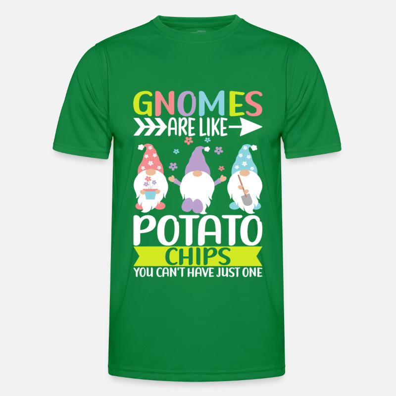 Gartenzwerge Gartenarbeit Männer Funktions-T-Shirt