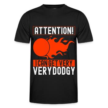 Ballon chasseur Ballon chasseur - T-shirt sport Homme - noir - Devant - AI Model Male 178 dark (178cm)