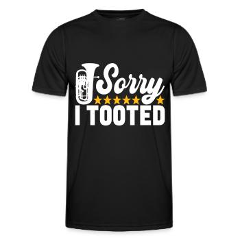 Euphonium Euphonist - Männer Funktions-T-Shirt - Schwarz - Vorne - AI Model Male 178 dark (178cm)