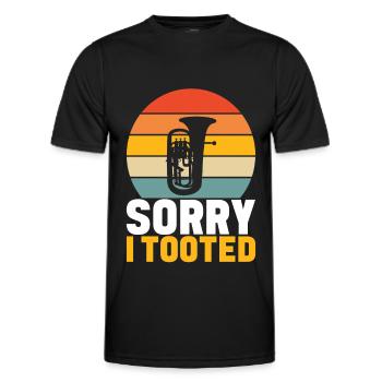 Euphonium Euphoniumspieler - Männer Funktions-T-Shirt - Schwarz - Vorne - AI Model Male 178 dark (178cm)