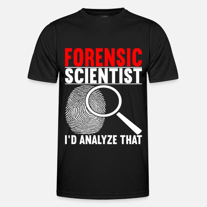 Forensics Forensic Scientist - Men's Functional T-Shirt - black