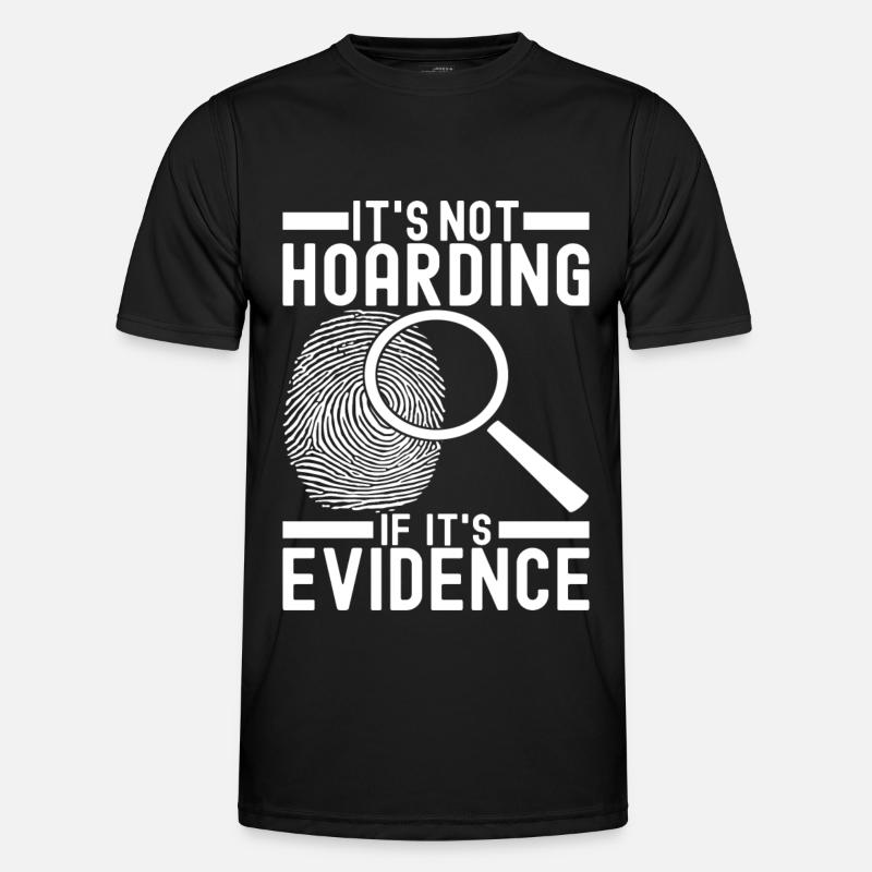 Forensik Forensiker - Männer Funktions-T-Shirt - Schwarz