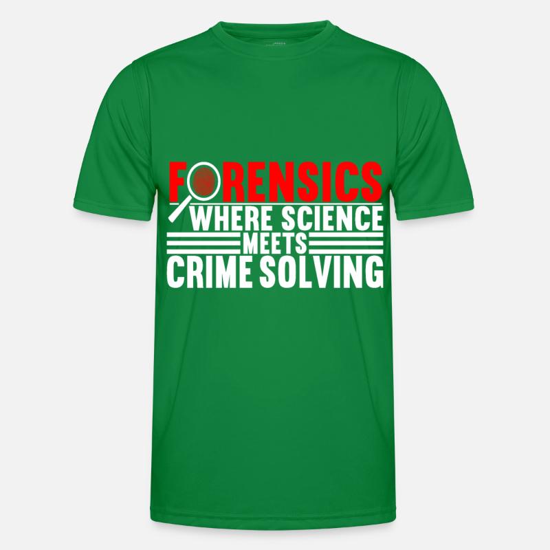 Forensik Forensiker Männer Funktions-T-Shirt