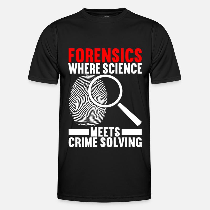 Forensics Forensic Scientist - Men's Functional T-Shirt - black