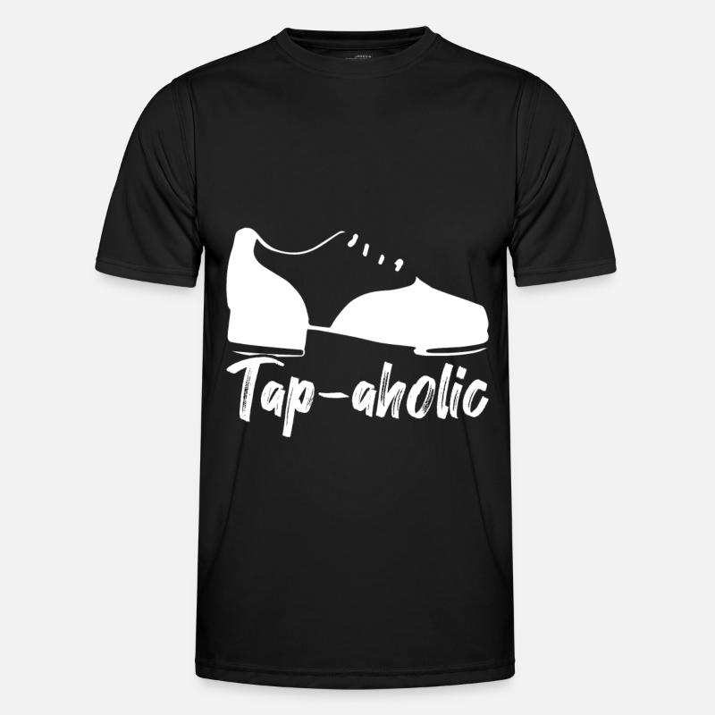 Stepptanz Stepptänzer - Männer Funktions-T-Shirt - Schwarz