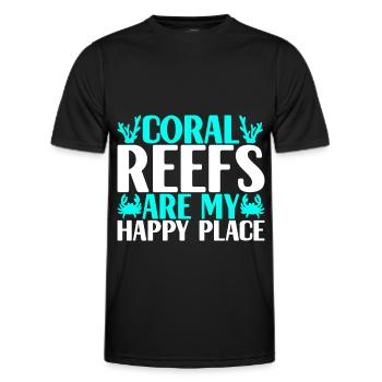 Marine Biology Marine Biologist - Men's Functional T-Shirt - black - Front - AI Model Male 178 dark (178cm)