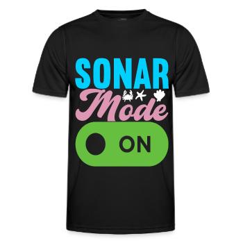 Meeresbiologie Meeresbiologe - Männer Funktions-T-Shirt - Schwarz - Vorne - AI Model Male 178 dark (178cm)