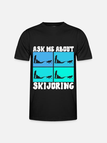 Sledding Sled dogs - Men's Functional T-Shirt - black