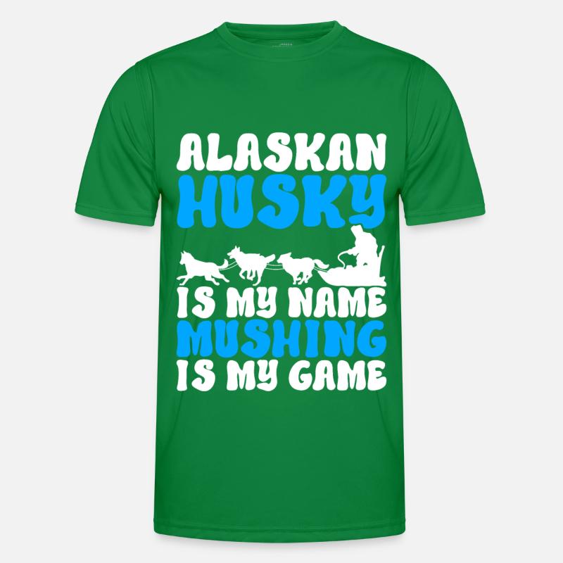 Sledding Sled dogs Men's Functional T-Shirt