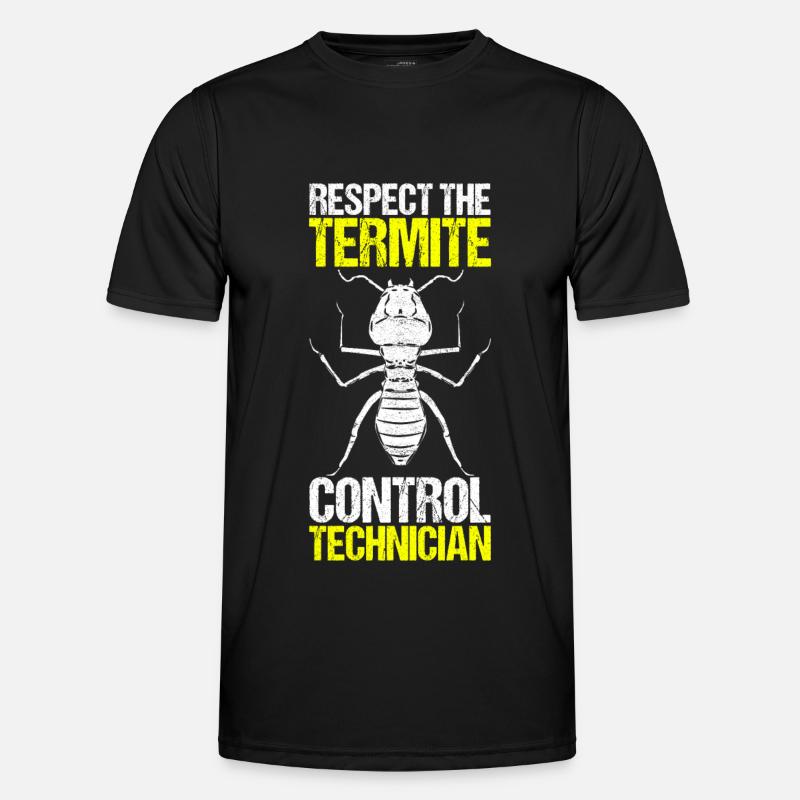 Pest Control Exterminator - Men's Functional T-Shirt - black