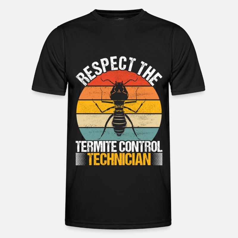 Pest Control Exterminator - Men's Functional T-Shirt - black