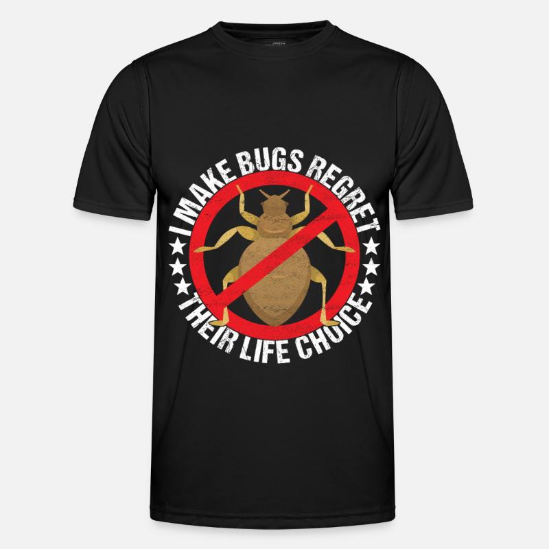 Schädlingsbekämpfung Kammerjäger - Männer Funktions-T-Shirt - Schwarz