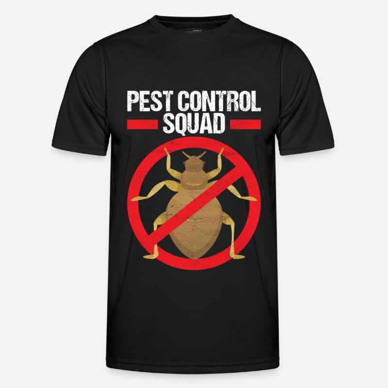 Pest Control Exterminator - Men's Functional T-Shirt - black