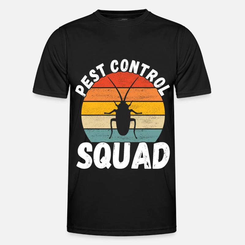 Pest Control Exterminator - Men's Functional T-Shirt - black
