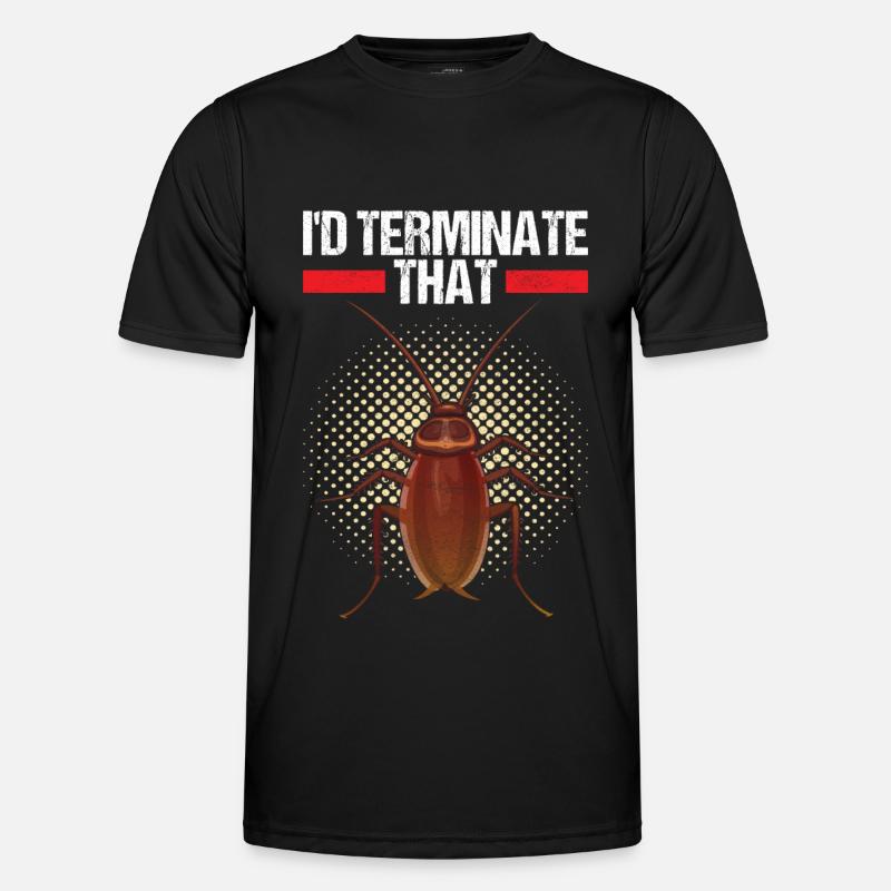 Schädlingsbekämpfung Kammerjäger - Männer Funktions-T-Shirt - Schwarz