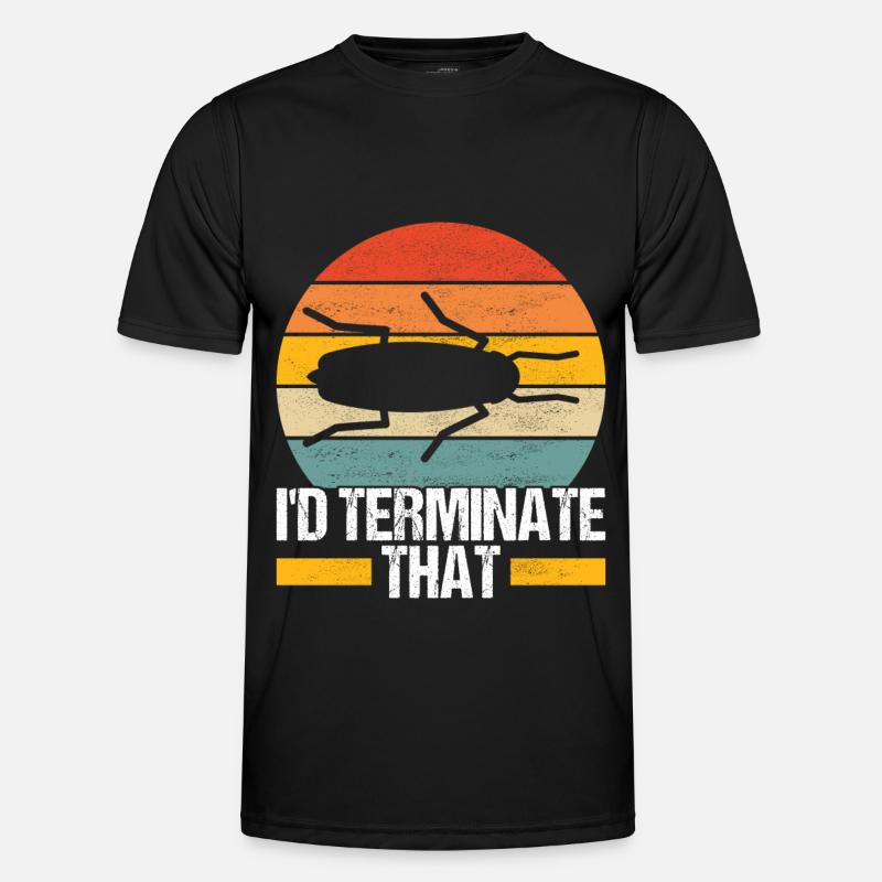 Pest Control Exterminator - Men's Functional T-Shirt - black