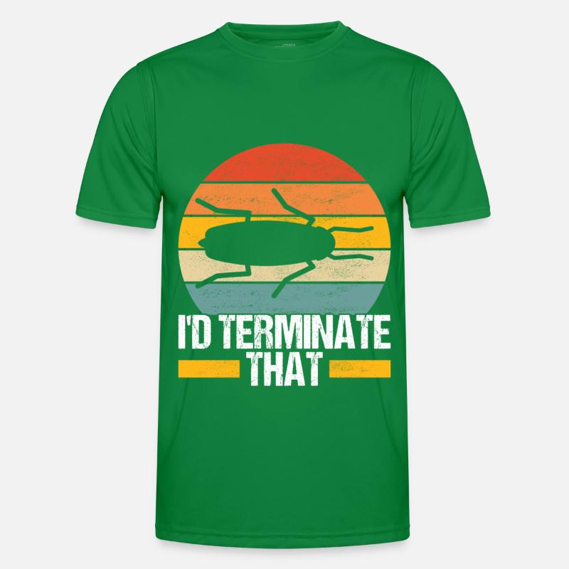 Pest Control Exterminator Men's Functional T-Shirt