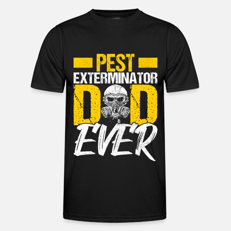 Pest Control Exterminator - Men's Functional T-Shirt - black
