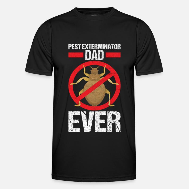 Pest Control Exterminator - Men's Functional T-Shirt - black