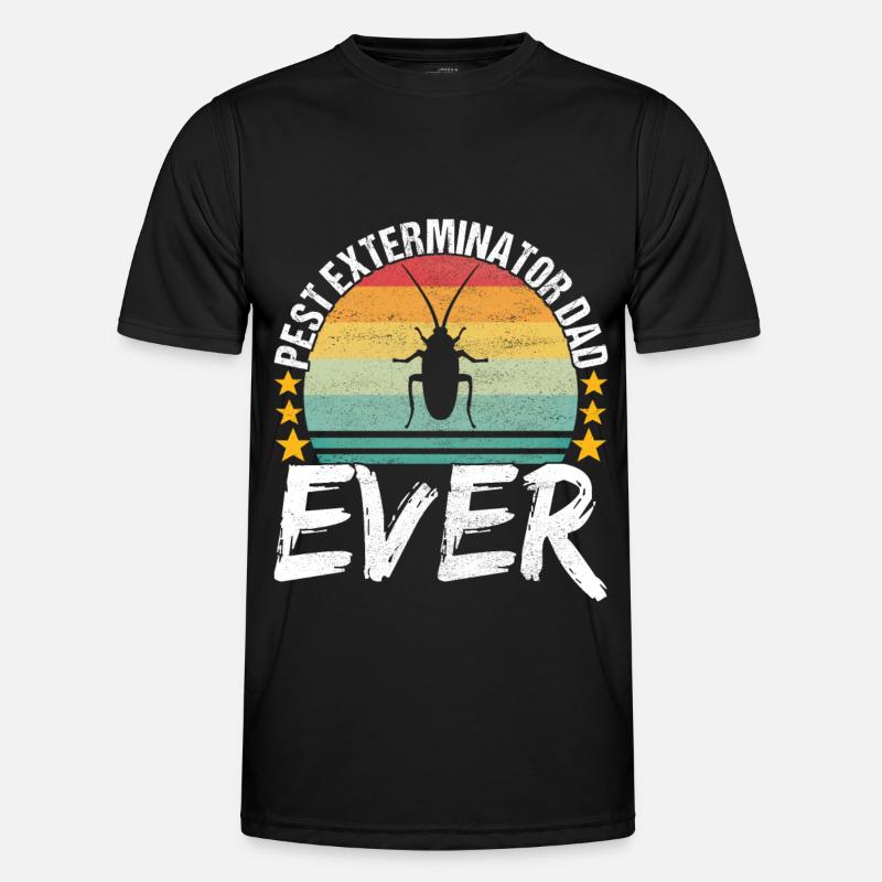 Pest Control Exterminator - Men's Functional T-Shirt - black