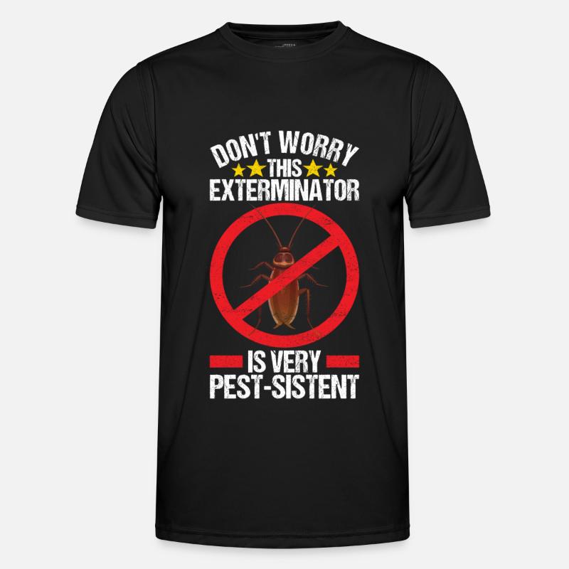 Schädlingsbekämpfung Kammerjäger - Männer Funktions-T-Shirt - Schwarz