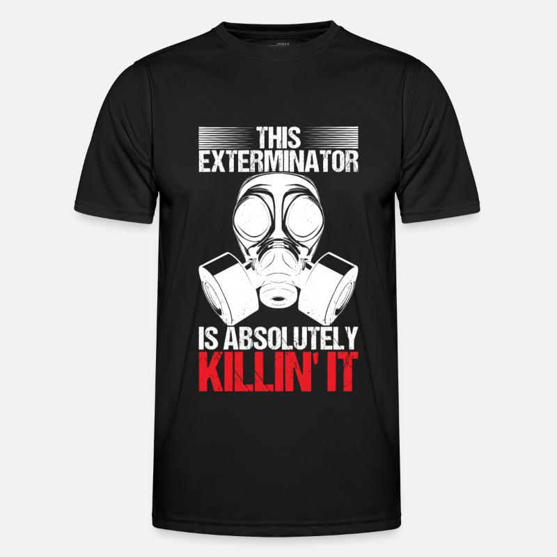 Pest Control Exterminator - Men's Functional T-Shirt - black