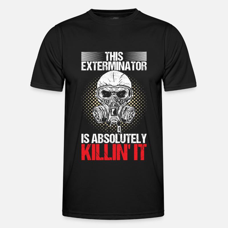Pest Control Exterminator - Men's Functional T-Shirt - black