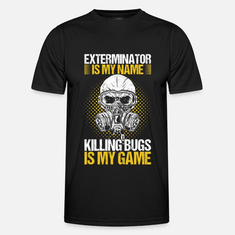 Pest Control Exterminator - Men's Functional T-Shirt - black