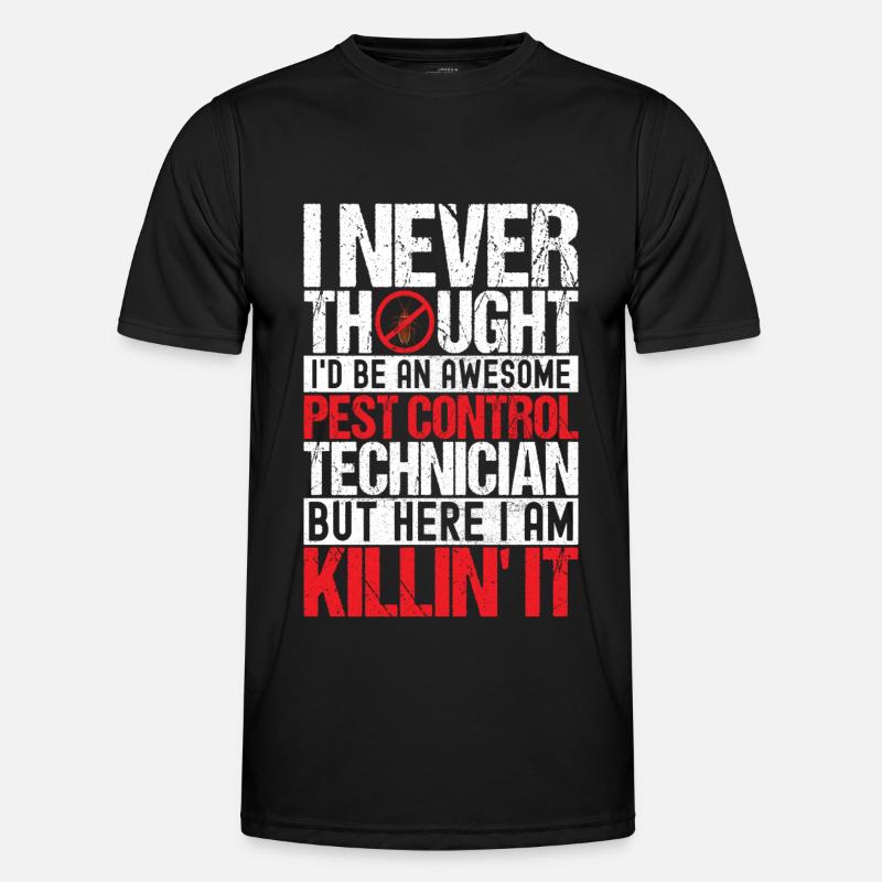 Pest Control Exterminator - Men's Functional T-Shirt - black