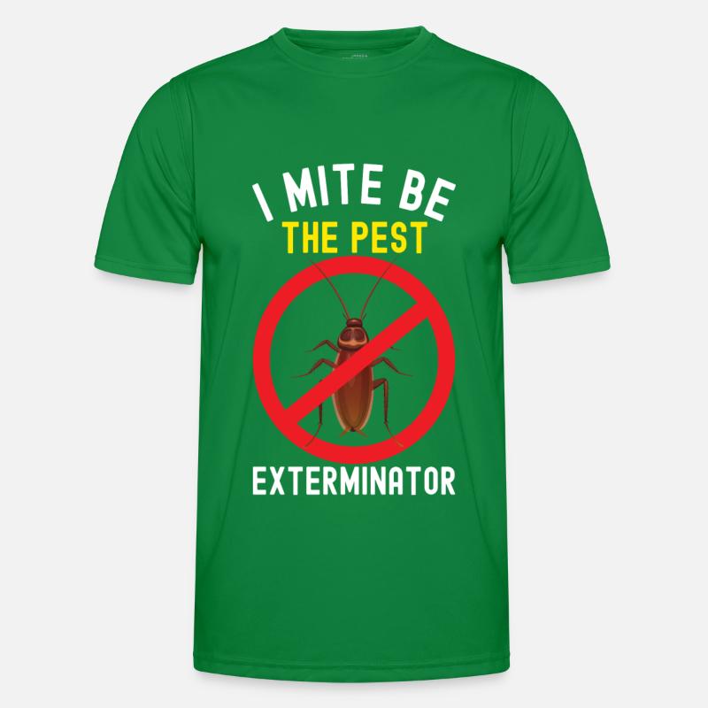 Pest Control Exterminator Men's Functional T-Shirt
