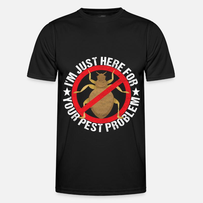 Schädlingsbekämpfung Kammerjäger - Männer Funktions-T-Shirt - Schwarz