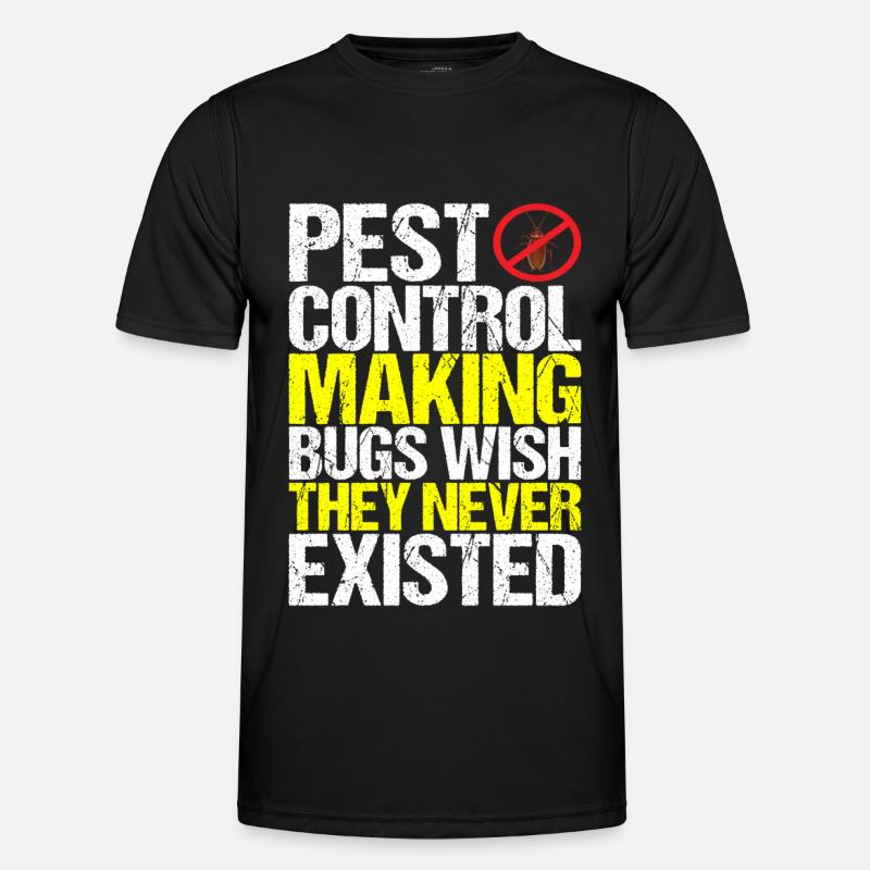 Pest Control Exterminators - Men's Functional T-Shirt - black
