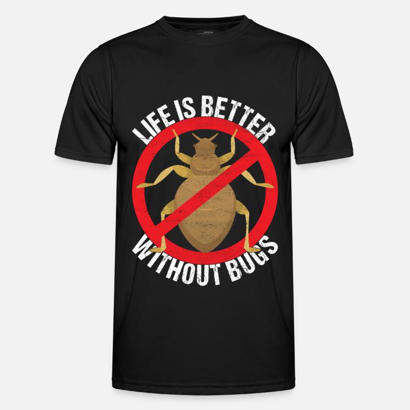 Schädlingsbekämpfung Kammerjäger - Männer Funktions-T-Shirt - Schwarz
