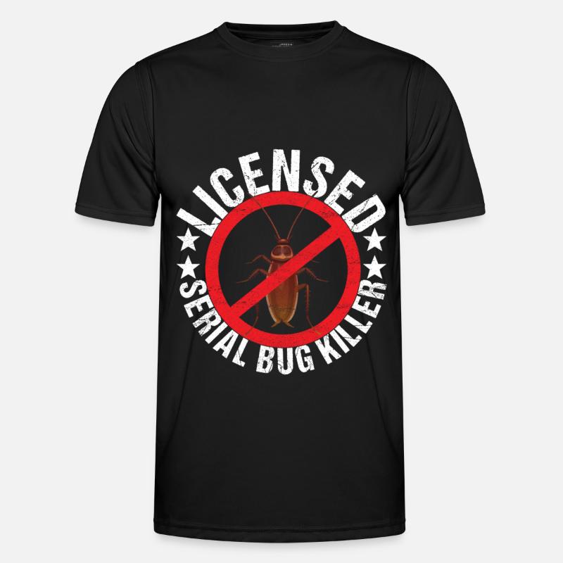 Pest Control Exterminators - Men's Functional T-Shirt - black