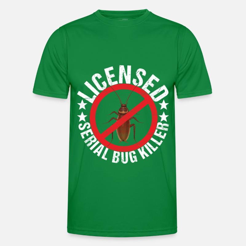 Pest Control Exterminators Men's Functional T-Shirt