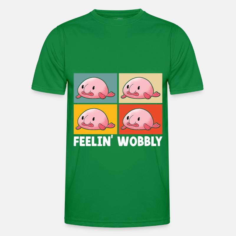Poisson blob mignon poisson laid T-shirt sport Homme