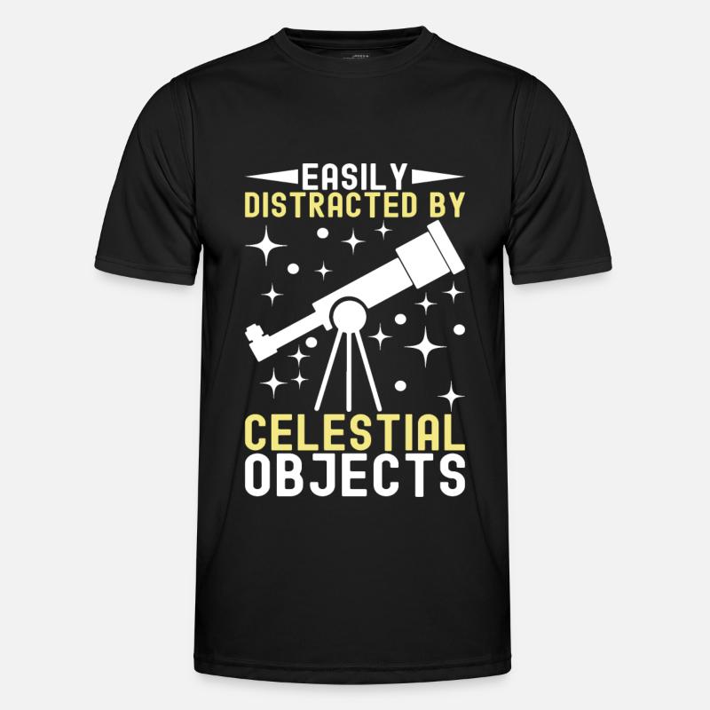 Atronome Astronomy - Men's Functional T-Shirt - black