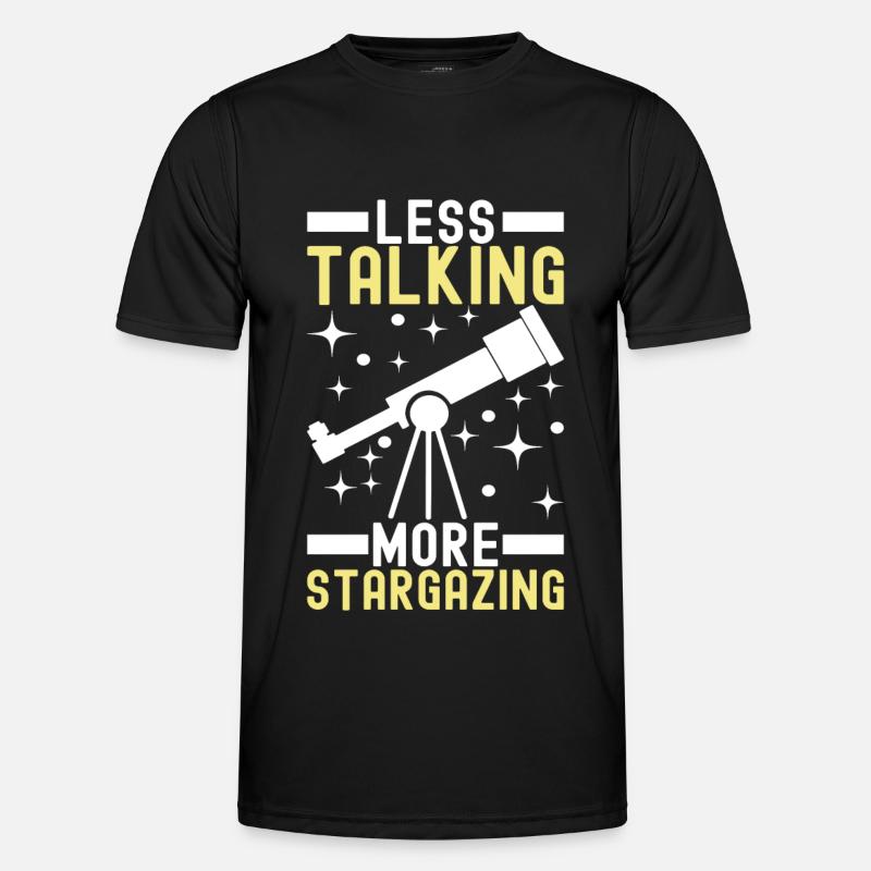 Atronome Astronomie - Männer Funktions-T-Shirt - Schwarz