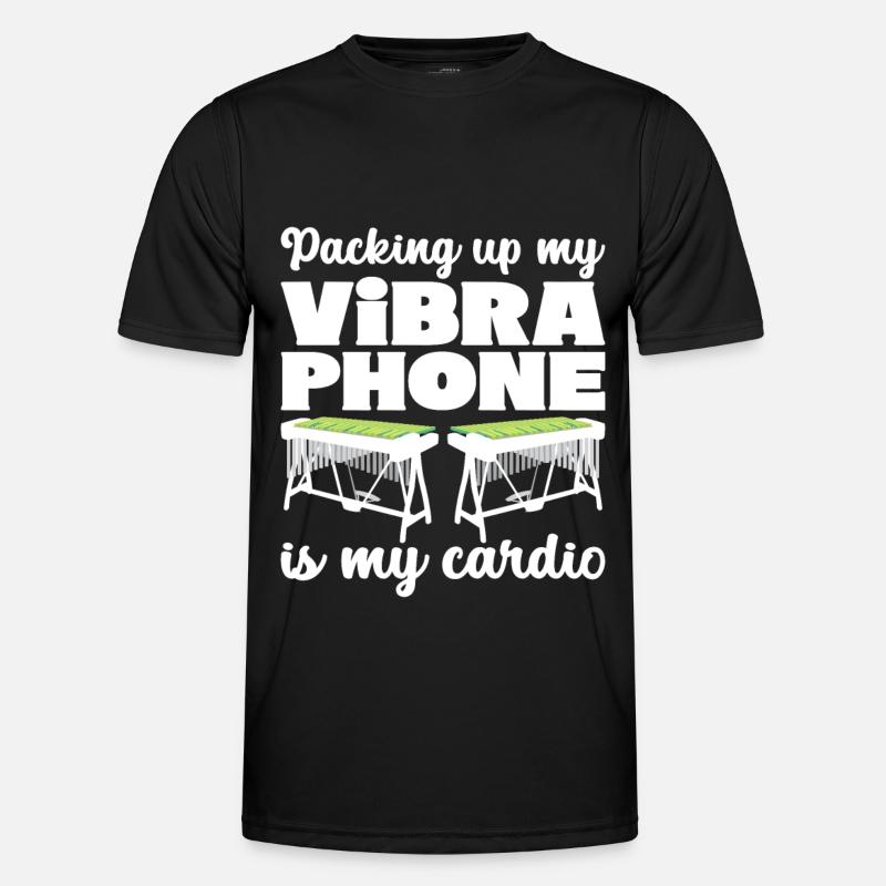 Vibraphon, vibraphonist - Men's Functional T-Shirt - black