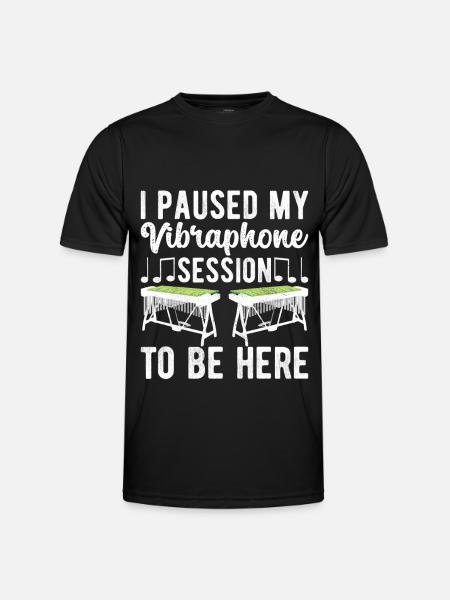 Vibraphon, vibraphonist - Men's Functional T-Shirt - black