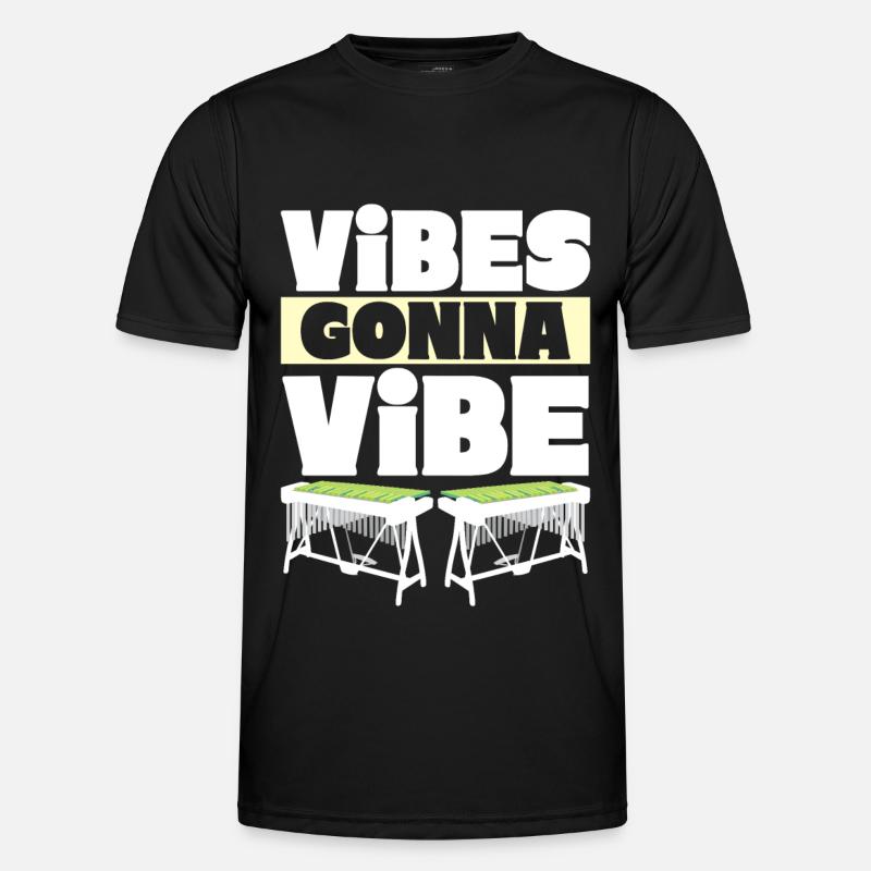Vibraphon, vibraphonist - Men's Functional T-Shirt - black