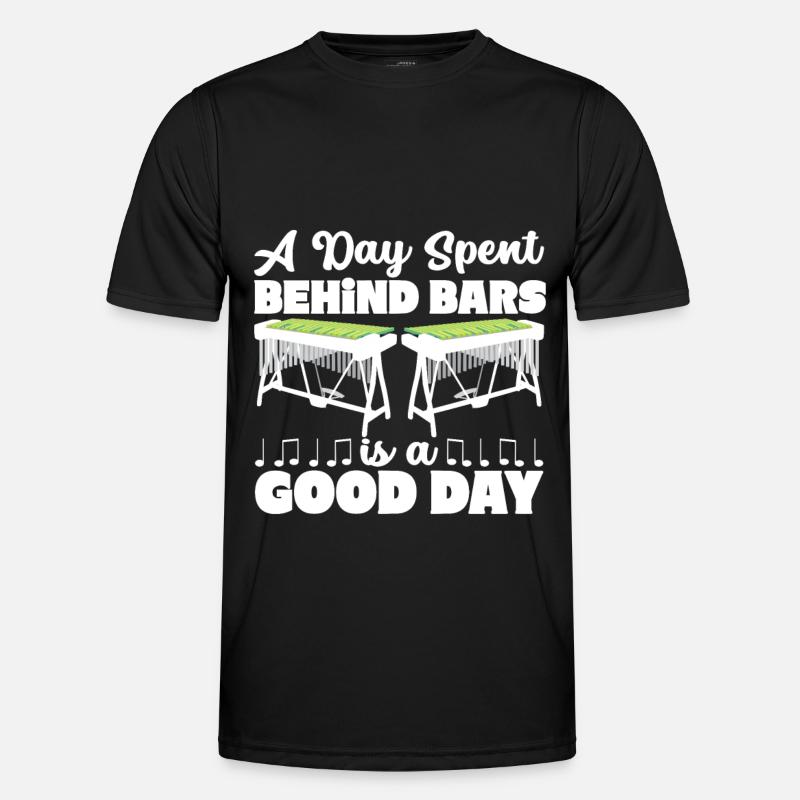 Vibraphon, vibraphonist - Men's Functional T-Shirt - black
