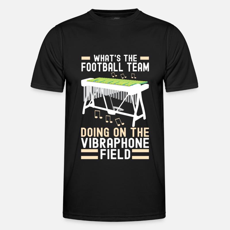 Vibraphon, vibraphonist - Men's Functional T-Shirt - black