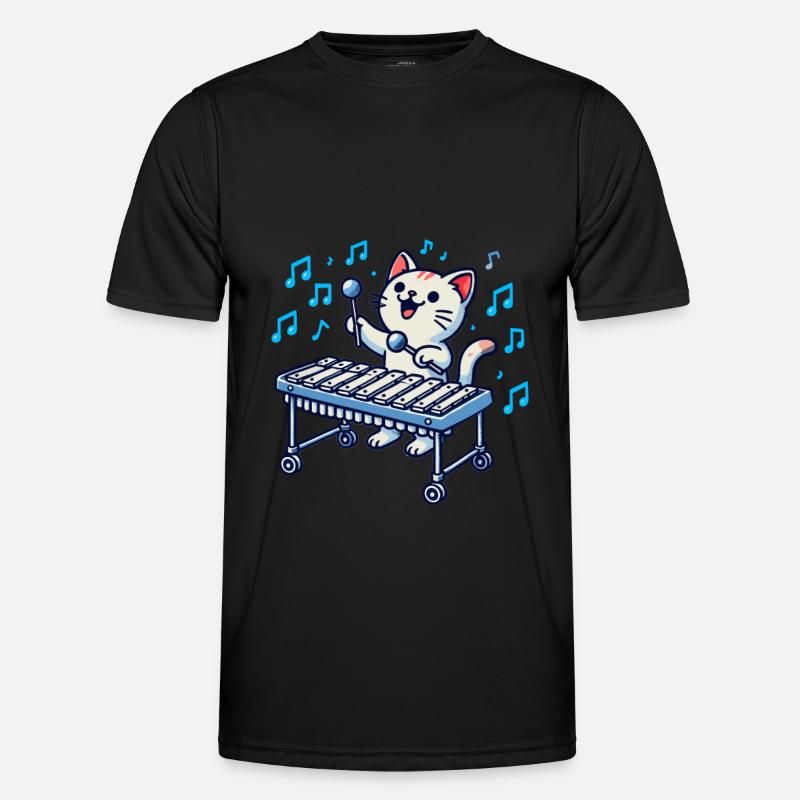 Vibraphon, vibraphonist - Men's Functional T-Shirt - black