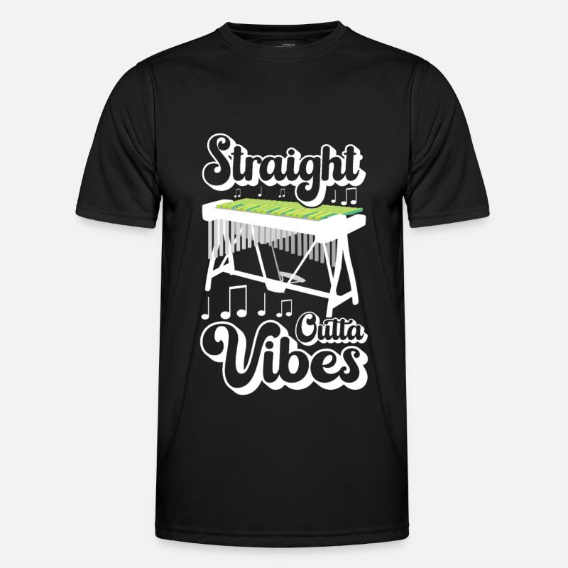Vibraphon, vibraphonist - Men's Functional T-Shirt - black