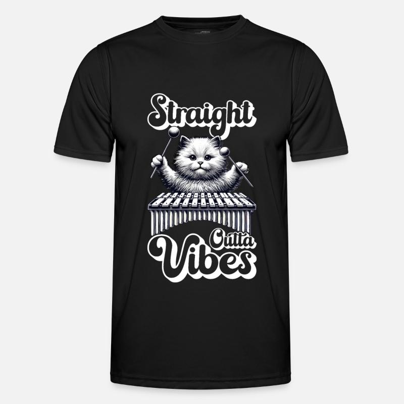 Vibraphon, vibraphonist - Men's Functional T-Shirt - black
